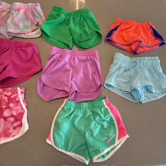 Bundle 9 Girl XS (4/5) Athletic Shorts w/ Inner Lined Layer All in Motion Nike - Picture 4 of 10